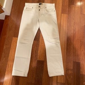 J crew cream denim men’s jeans